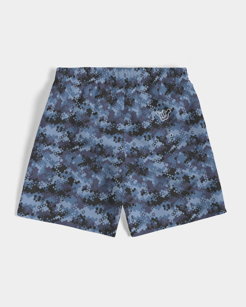 PIDGINMOJI Camo Shorts (Blue)
