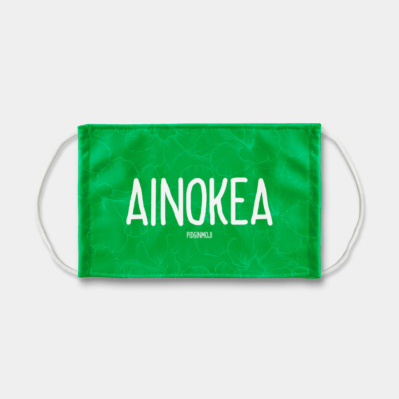 "AINOKEA" PIDGINMOJI Face Mask (Green)