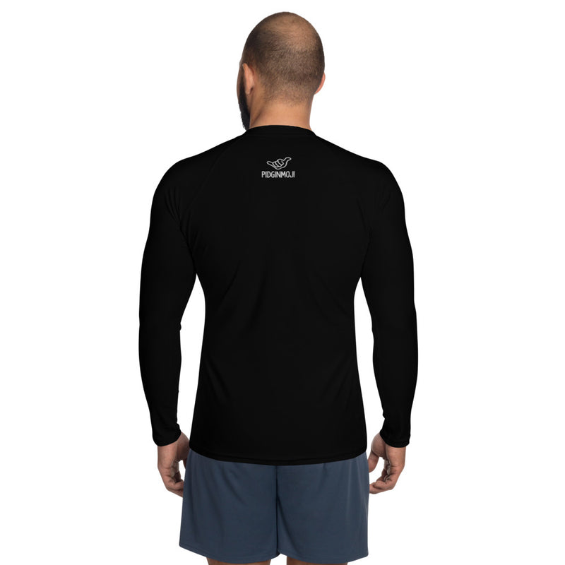 PIDGINMOJI Shaka Logo Men's Long Sleeve Training Shirt
