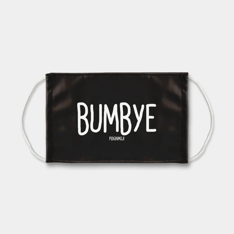 "BUMBYE" PIDGINMOJI Face Mask (Black)