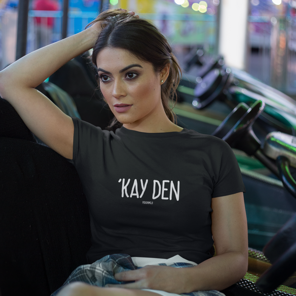 "‘KAY DEN" Women’s Pidginmoji Dark Short Sleeve T-shirt