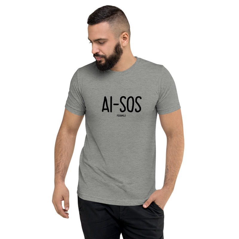 "AI-SOS" Men’s Pidginmoji Light Short Sleeve T-shirt