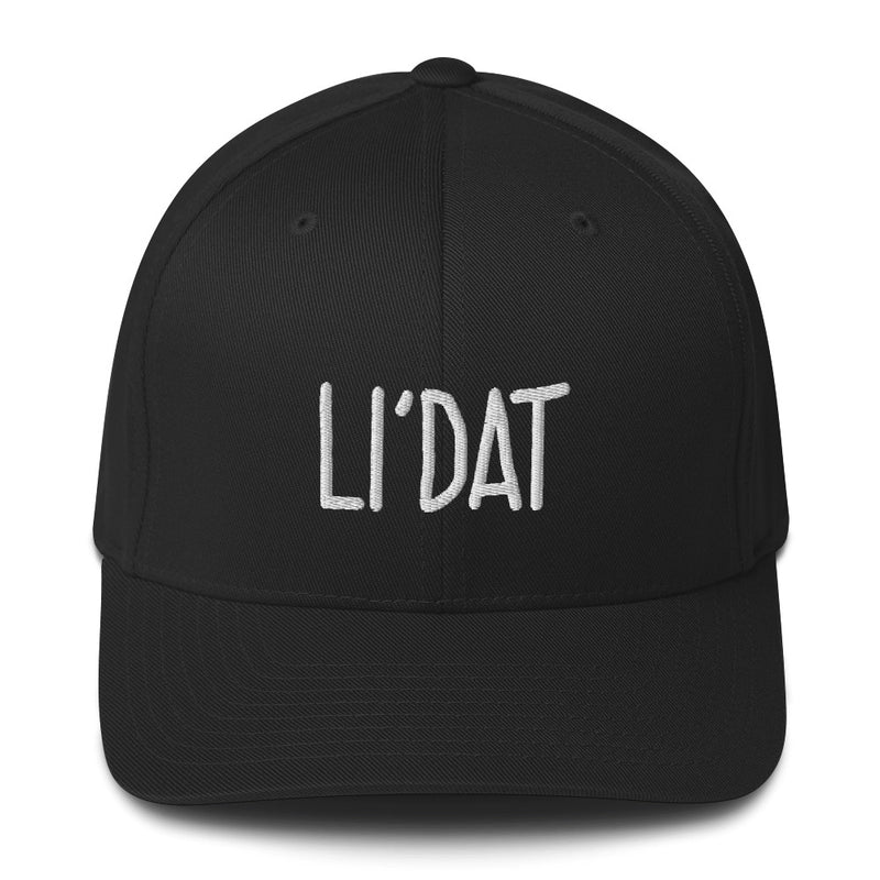 "LI'DAT" Pidginmoji Dark Structured Cap