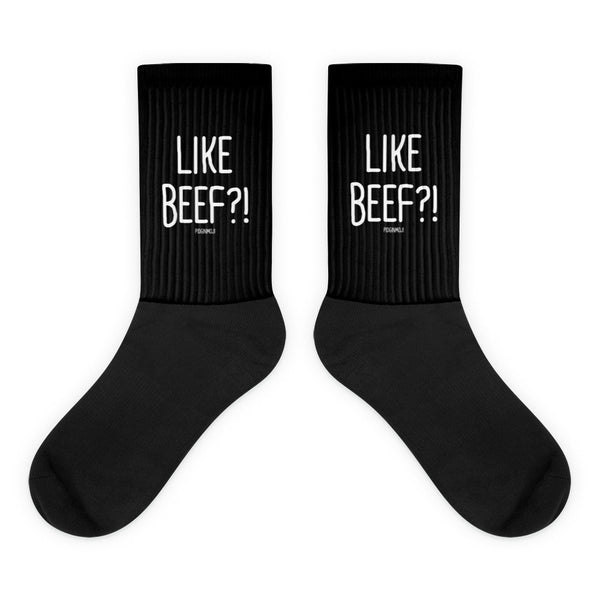 "LIKE BEEF?!" PIDGINMOJI Socks