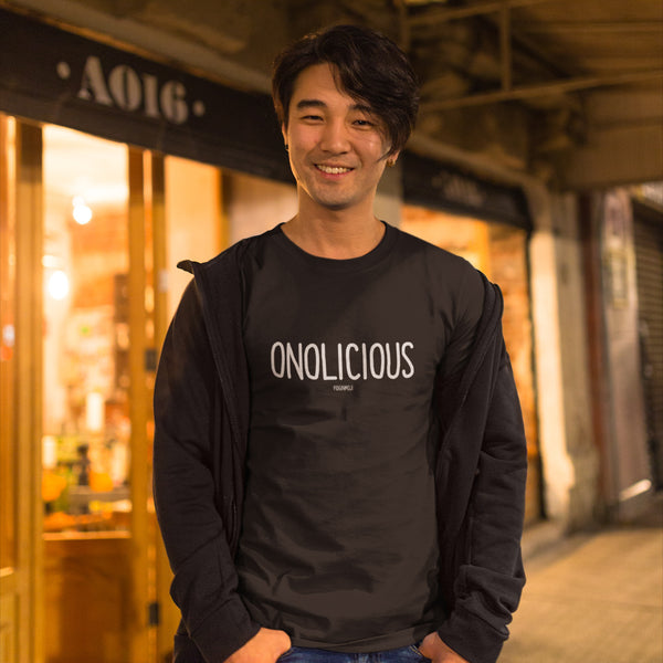 "ONOLICIOUS" Men’s Pidginmoji Dark Short Sleeve T-shirt