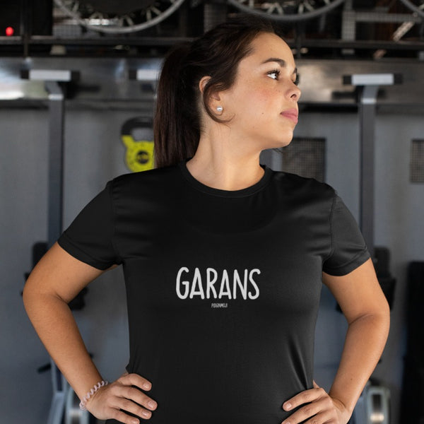 "GARANS" Women’s Pidginmoji Dark Short Sleeve T-shirt