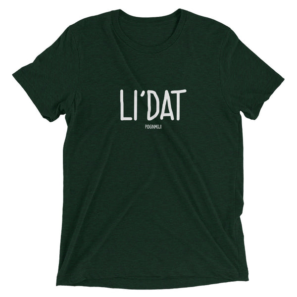"LI'DAT" Men’s Pidginmoji Dark Short Sleeve T-shirt