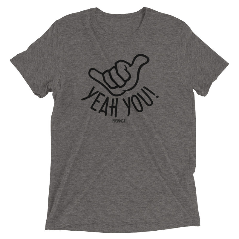 PIDGINMOJI Shaka Logo "YEAH YOU!" Light Unisex Short Sleeve T-Shirt