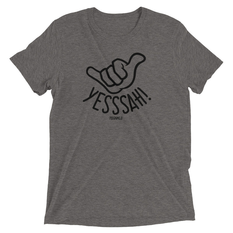 PIDGINMOJI Shaka Logo "YESSSAH!" Light Unisex Short Sleeve T-Shirt