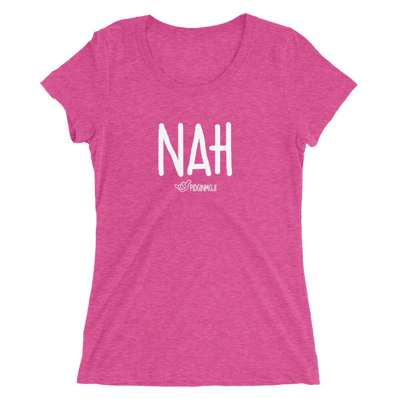 "NAH" Women’s Pidginmoji Dark Short Sleeve T-shirt