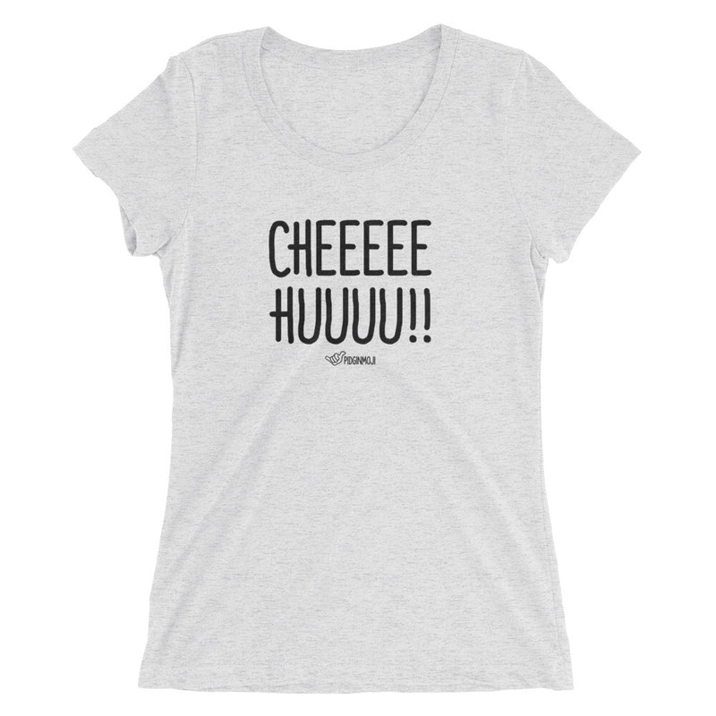 "CHEEEEEHUUUU!!" Women’s Pidginmoji Light Short Sleeve T-shirt