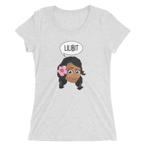 “LILIBIT“ Women’s Original PIDGINMOJI Characters Short Sleeve T-shirt