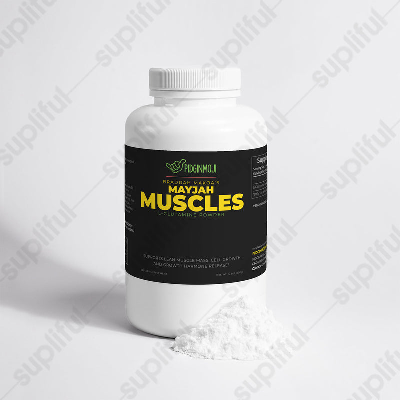 Braddah Makoa’s Mayjah Muscles L-Glutamine Powder