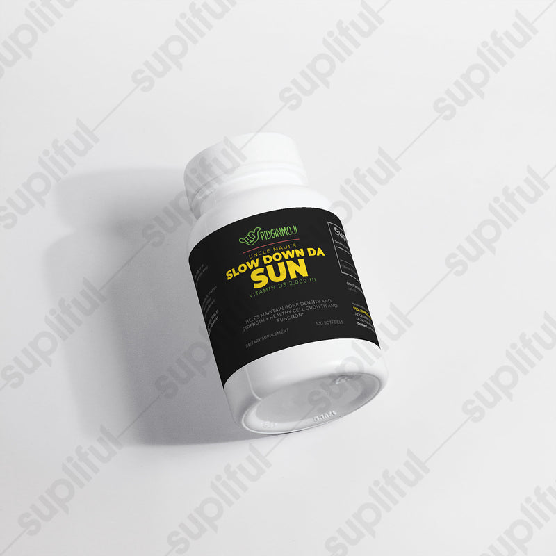 Uncle Maui’s Slow Down Da Sun Vitamin D3 2,000 IU