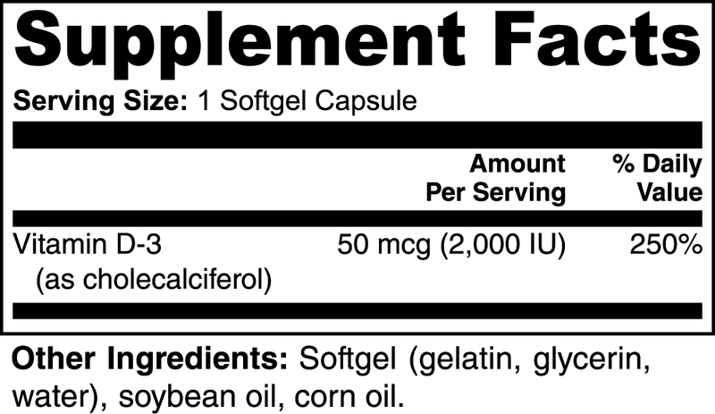 Uncle Maui’s Slow Down Da Sun Vitamin D3 2,000 IU