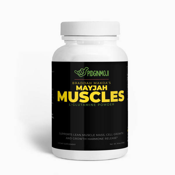 Braddah Makoa’s Mayjah Muscles L-Glutamine Powder