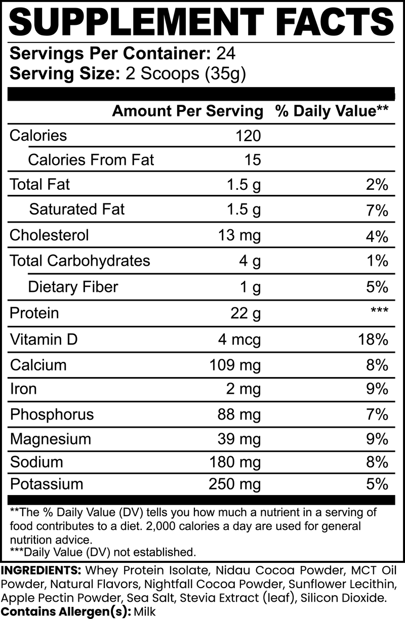 Braddah Pono’s Make Big Body Whey Protein (Chocolate)