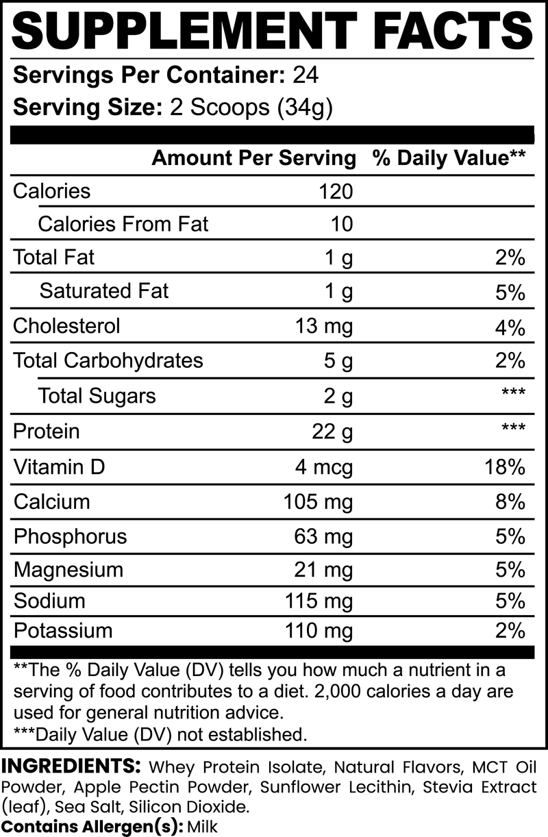 Braddah Pono’s Make Big Body Whey Protein (Vanilla)