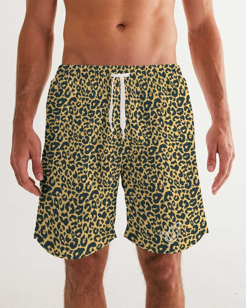 PIDGINMOJI Animal Print Shorts (Leopard - Yellow)