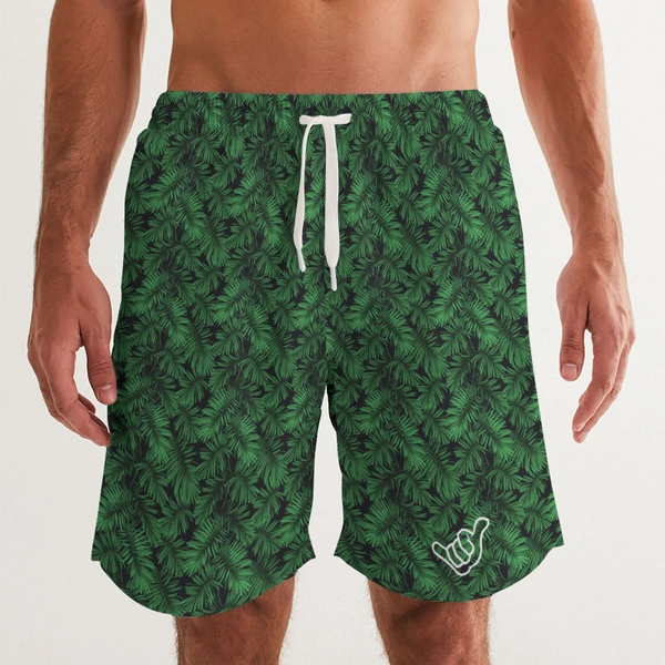 PIDGINMOJI Tropical Shorts (Green)