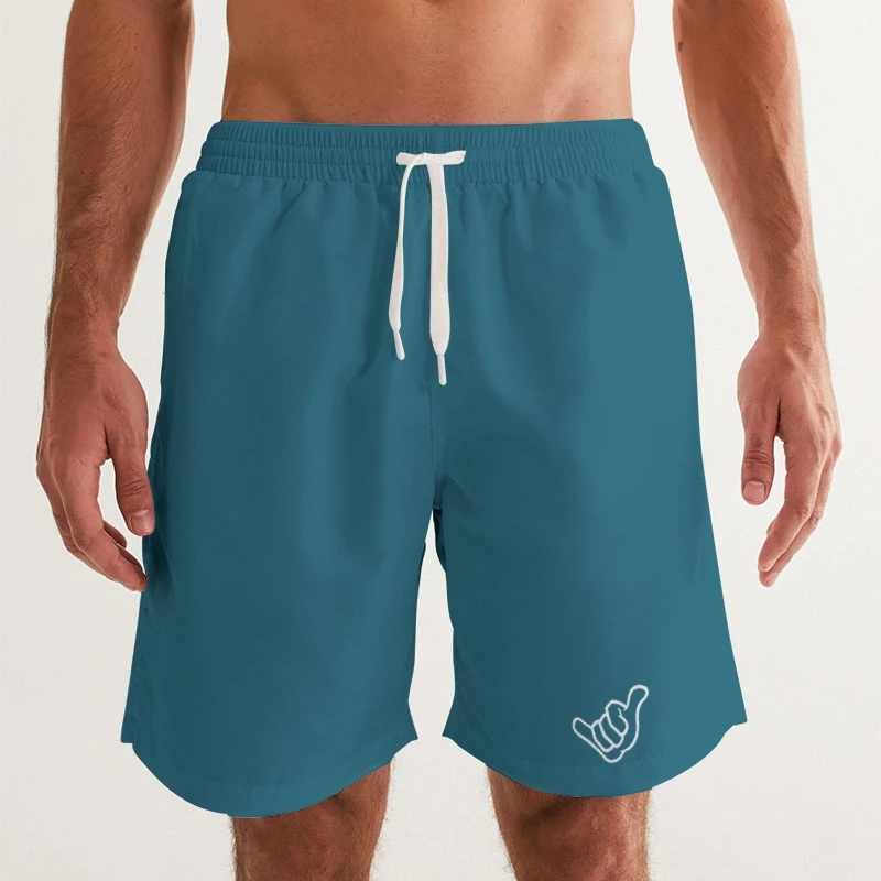 PIDGINMOJI Solid Shorts (Cerulean Blue)