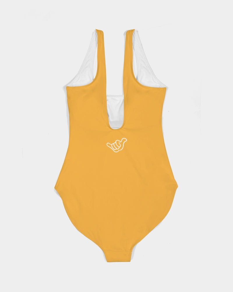 PIDGINMOJI Solid Swimsuit (Light Orange)
