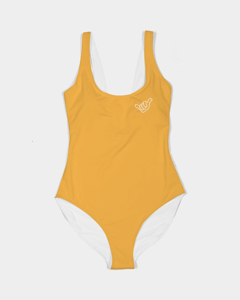 PIDGINMOJI Solid Swimsuit (Light Orange)