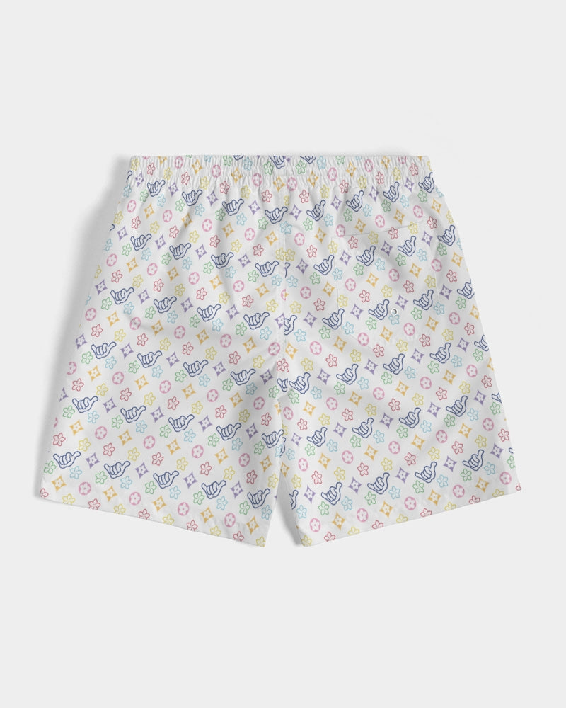 PIDGINMOJI Plumeria Shorts (Color Mix)