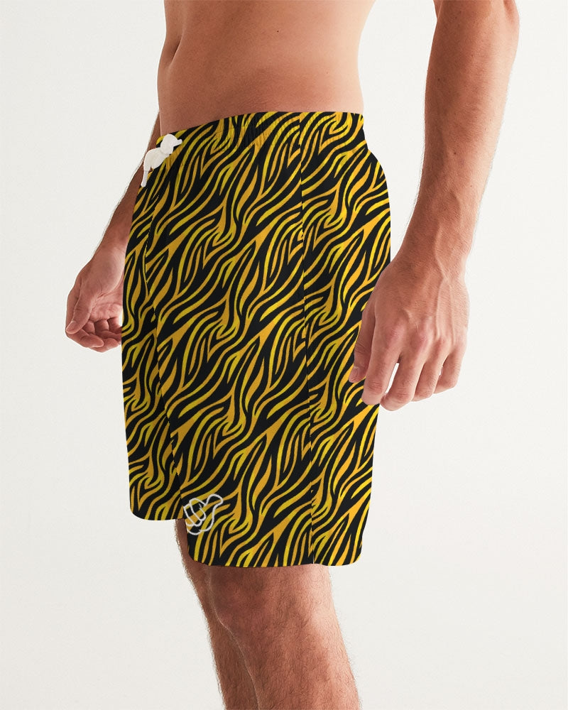 PIDGINMOJI Animal Print Shorts (Tiger - Yellow)