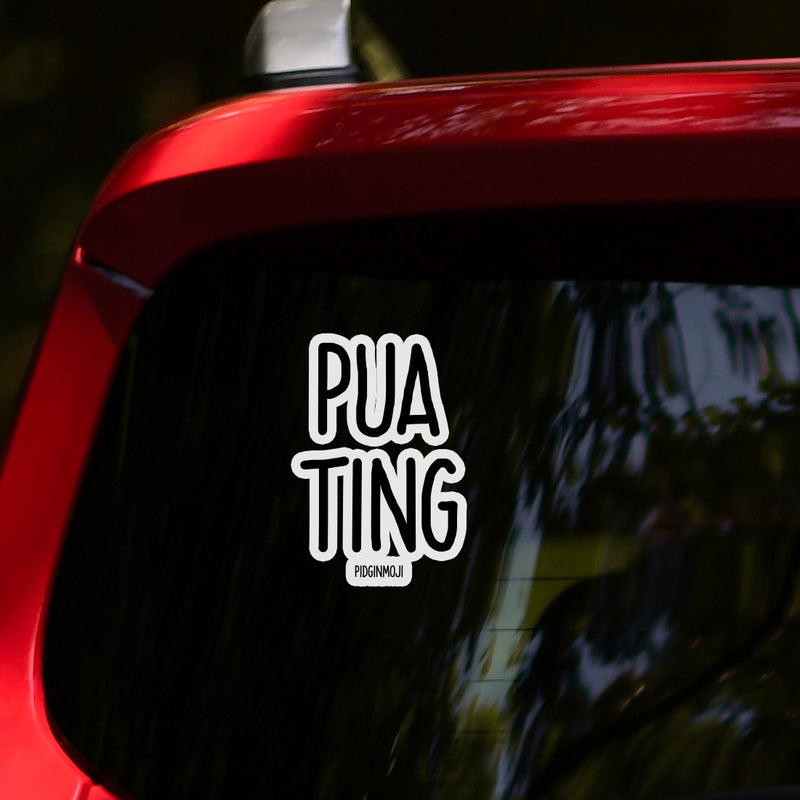 "PUA TING“ PIDGINMOJI Vinyl Stickah