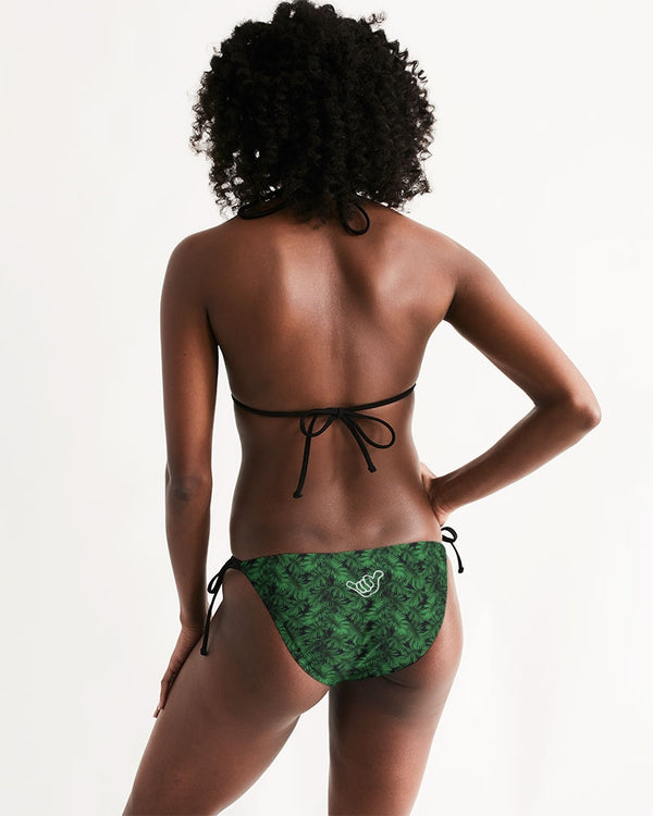 PIDGINMOJI Tropical Triangle Bikini (Green)