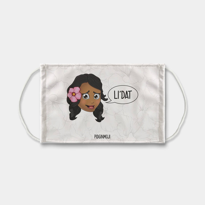 "LI'DAT" Women’s Original PIDGINMOJI Characters Face Mask