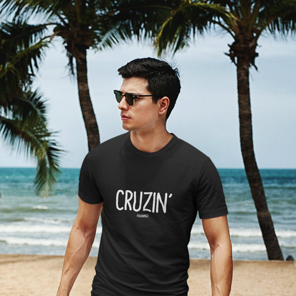 "CRUZIN'" Men’s Pidginmoji Dark Short Sleeve T-shirt