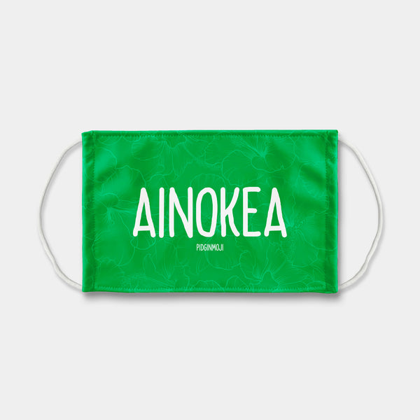 "AINOKEA" PIDGINMOJI Face Mask (Green)