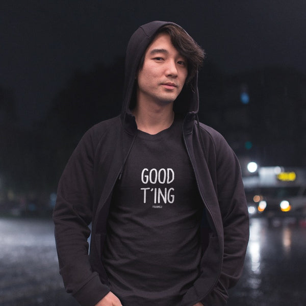 "GOOD T'ING" Men’s Pidginmoji Dark Short Sleeve T-shirt