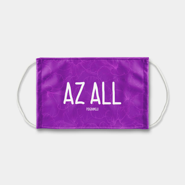 "AZ ALL" PIDGINMOJI Face Mask (Purple)