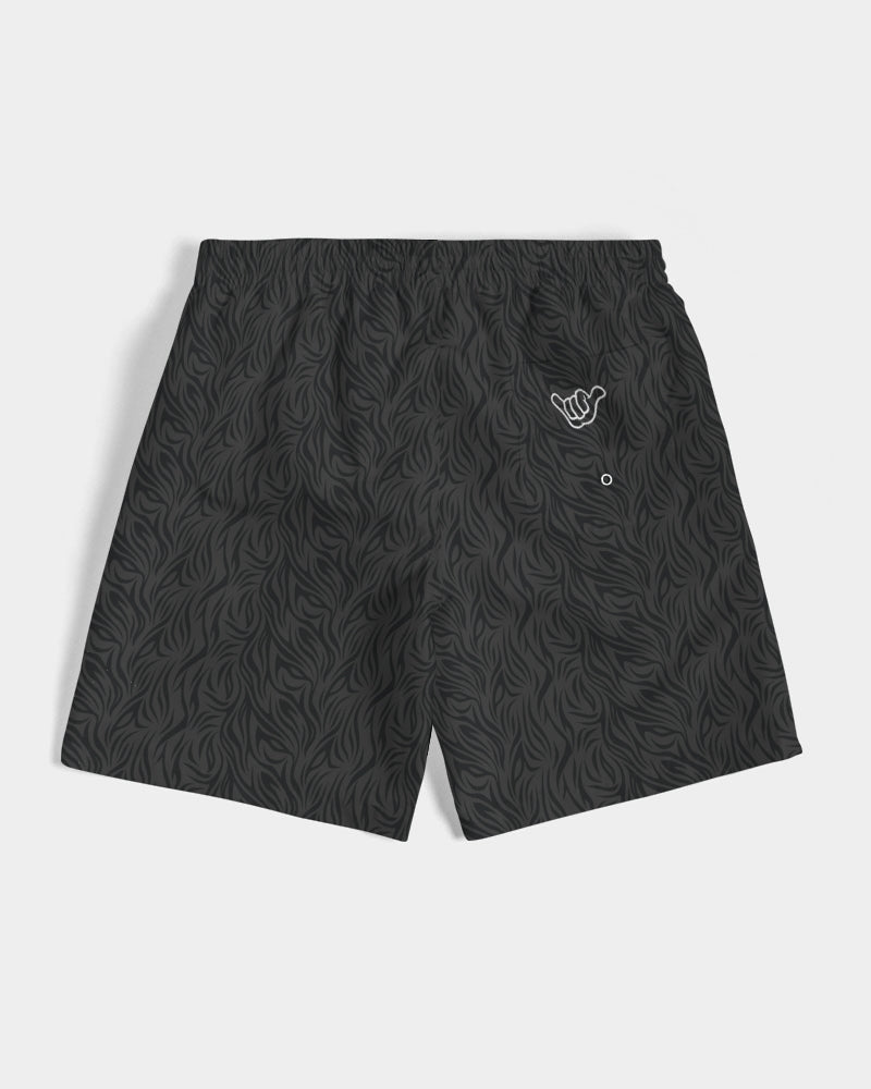 PIDGINMOJI Animal Print Shorts (Tiger - Dark)