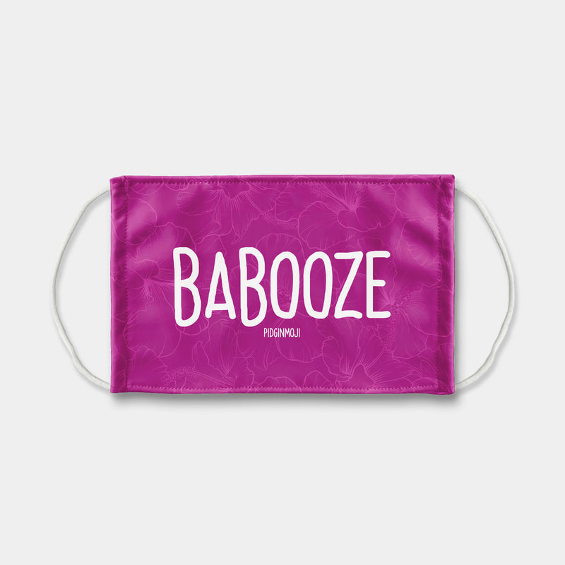 "BABOOZE" PIDGINMOJI Face Mask (Pink)