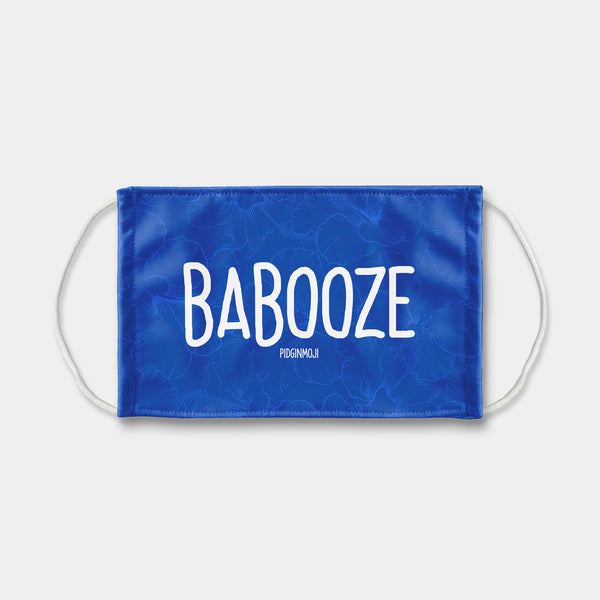 "BABOOZE" PIDGINMOJI Face Mask (Blue)