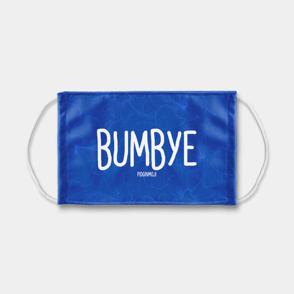 "BUMBYE" PIDGINMOJI Face Mask (Blue)