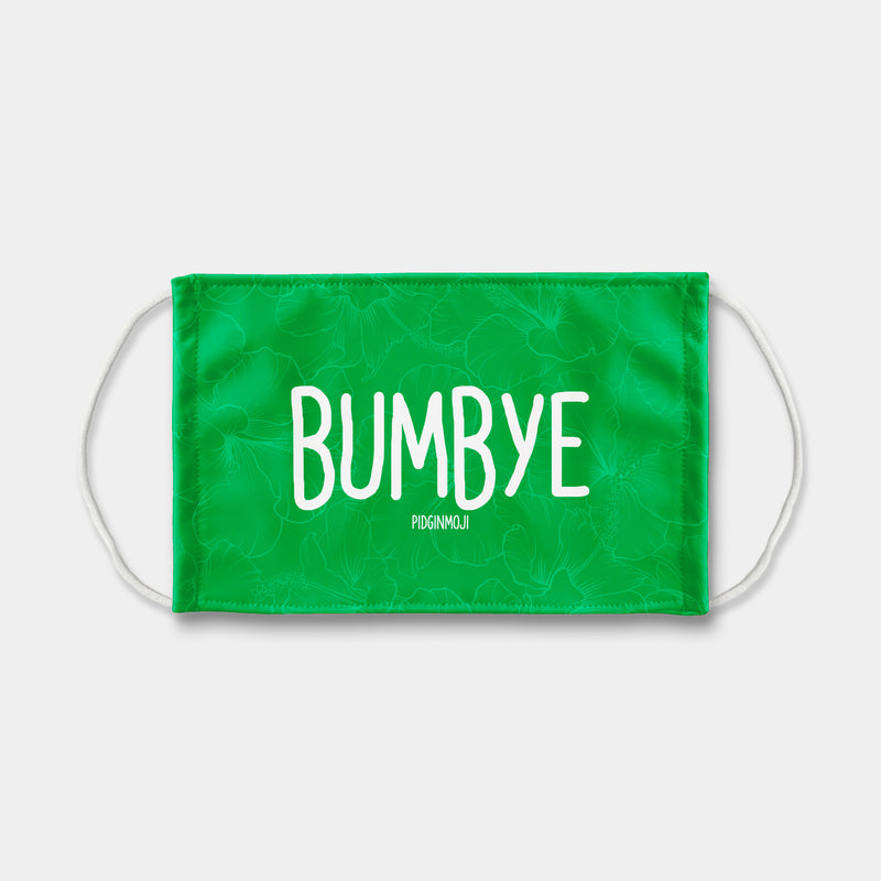"BUMBYE" PIDGINMOJI Face Mask (Green)