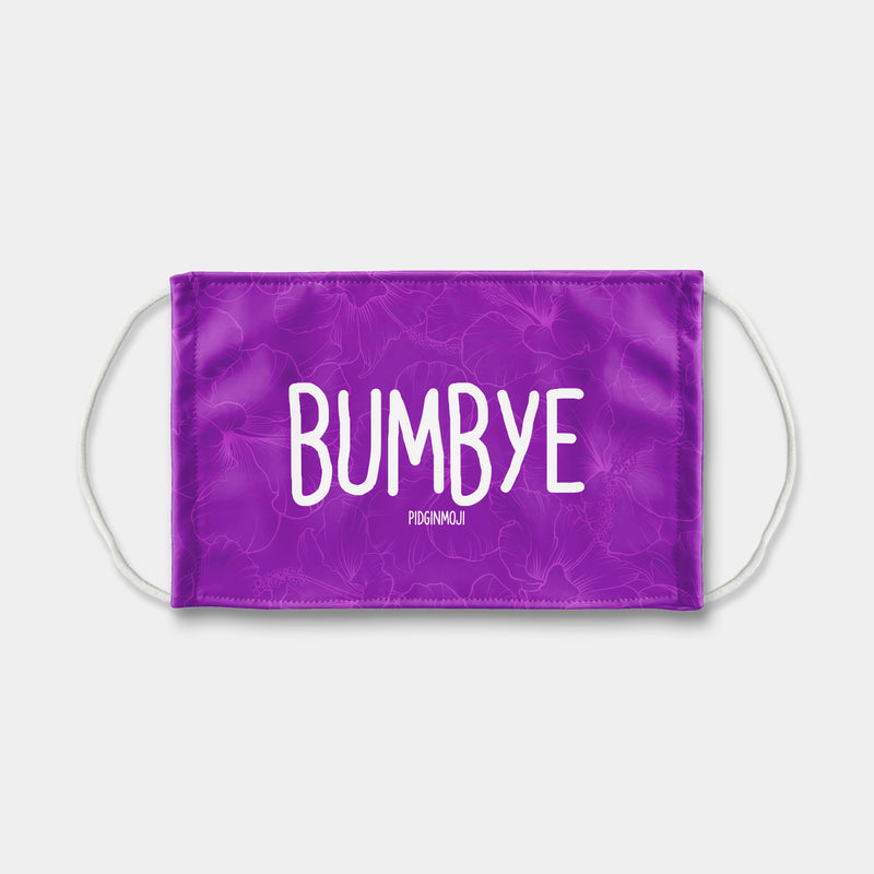 "BUMBYE" PIDGINMOJI Face Mask (Purple)