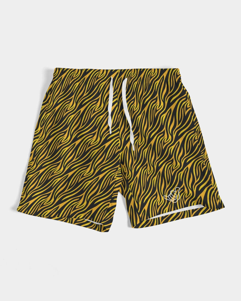 PIDGINMOJI Animal Print Shorts (Tiger - Yellow)