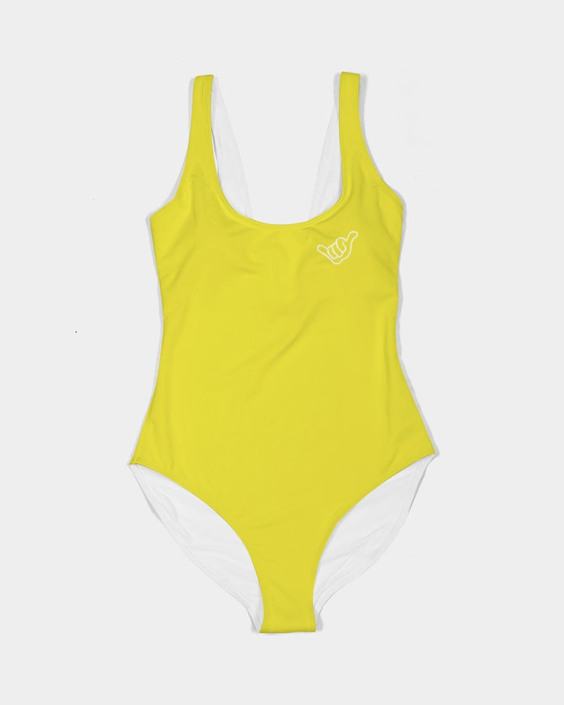 PIDGINMOJI Solid Swimsuit (Yellow)