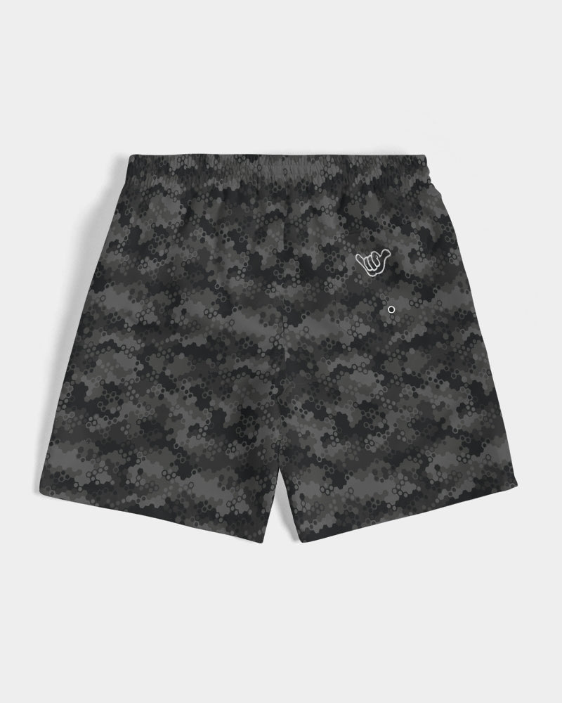 PIDGINMOJI Camo Shorts (Black/Dark Gray)