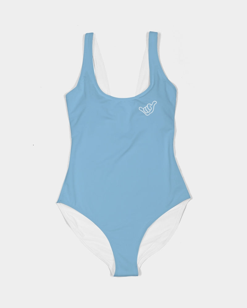 PIDGINMOJI Solid Swimsuit (Sky Blue)