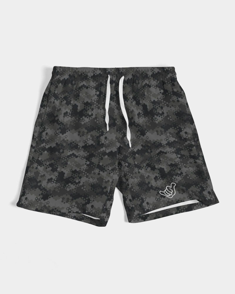 PIDGINMOJI Camo Shorts (Black/Dark Gray)