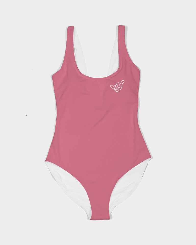 PIDGINMOJI Solid Swimsuit (Pink)