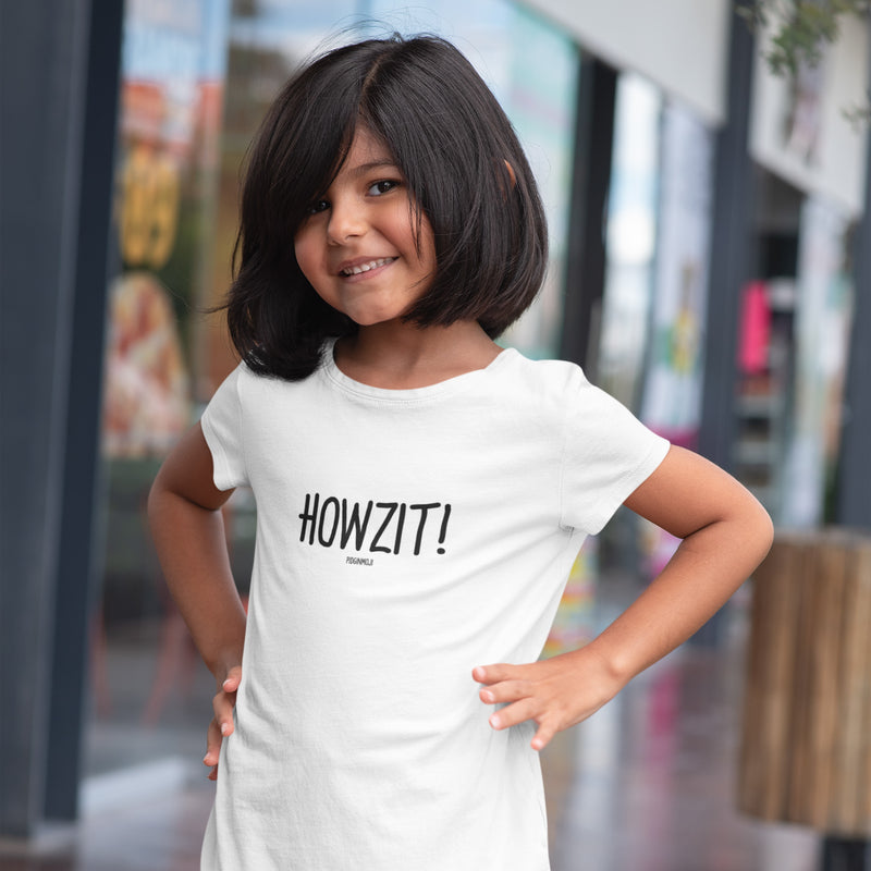 "HOWZIT!" Youth Pidginmoji Light Short Sleeve T-shirt