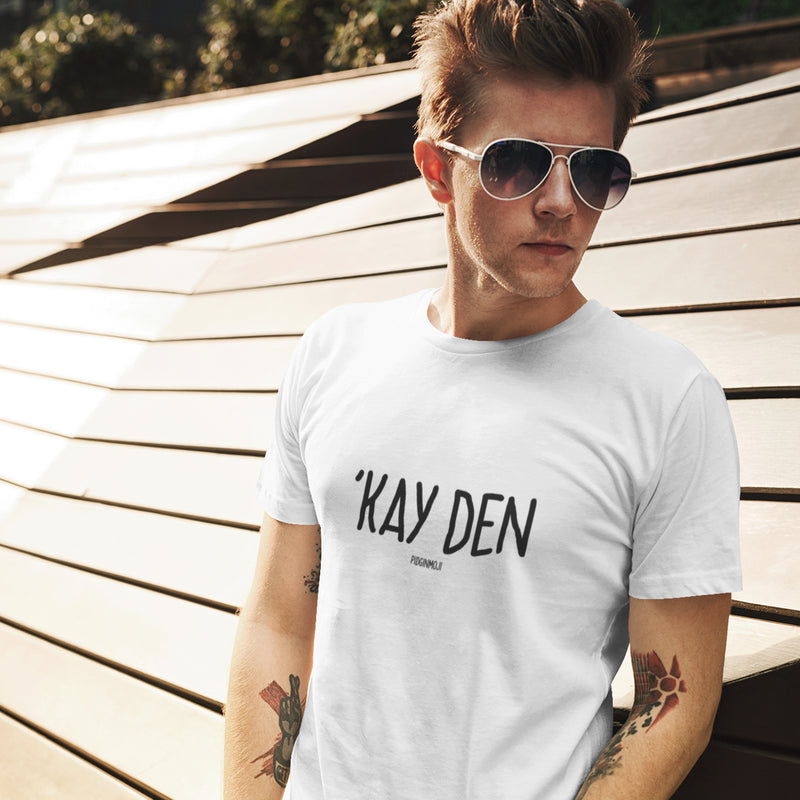 "'KAY DEN" Men’s Pidginmoji Light Short Sleeve T-shirt